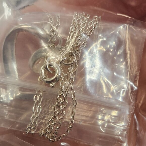 Avon Sterling Silver Heart Jewelry Bundle Pendant Ring of Love Faux Diamond - Picture 6 of 13